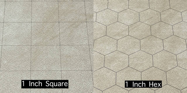 Chessex Battlemat Reversible 25mm Square & Hexes