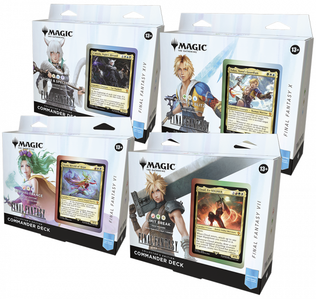 Magic: The Gathering Final Fantasy - Collector Commander ( 4 - Set )