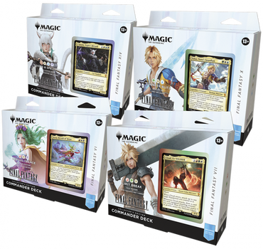 Magic: The Gathering Final Fantasy - Collector Commander ( 4 - Set )