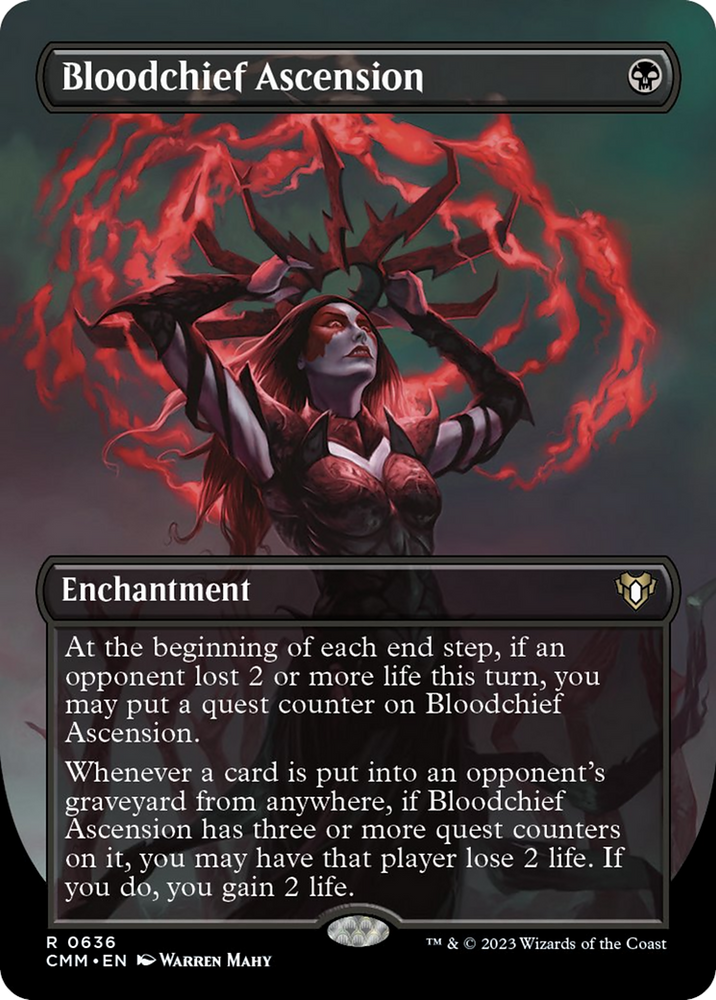 Bloodchief Ascension (Borderless Alternate Art) [Commander Masters]