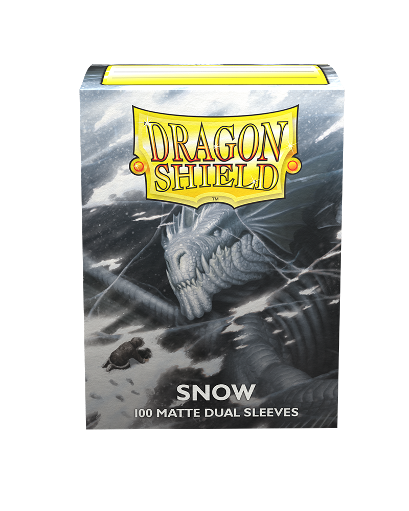 Dragon Shield - Snow - Matte Dual Sleeves