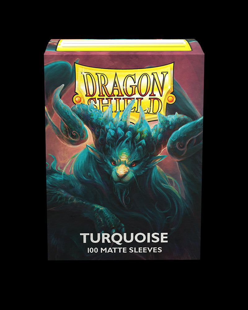 Dragon Shield: Standard 100ct Sleeves - Turquoise (Matte)